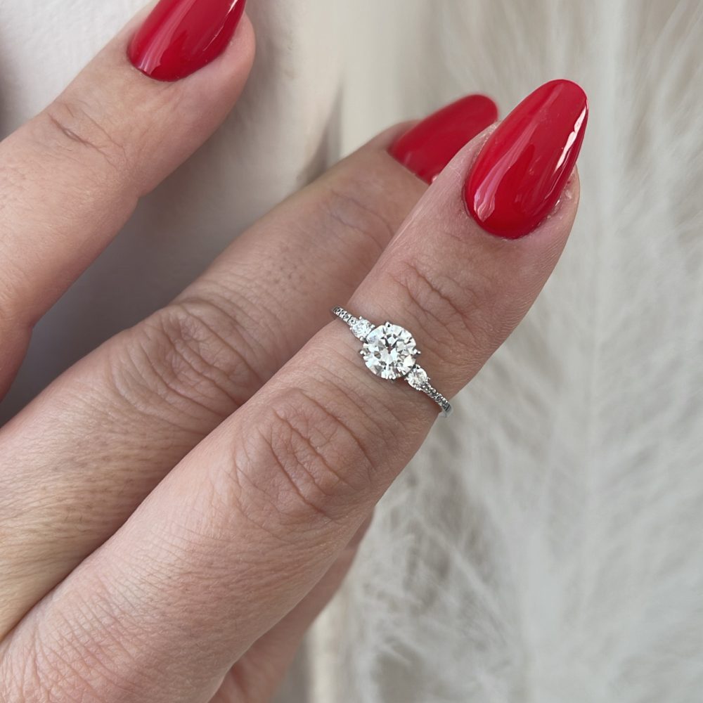 Κομψό και διαχρονικό μονόπετρο! Από ασημί 925 με λαμπερά ζιργκόν! - Image 2