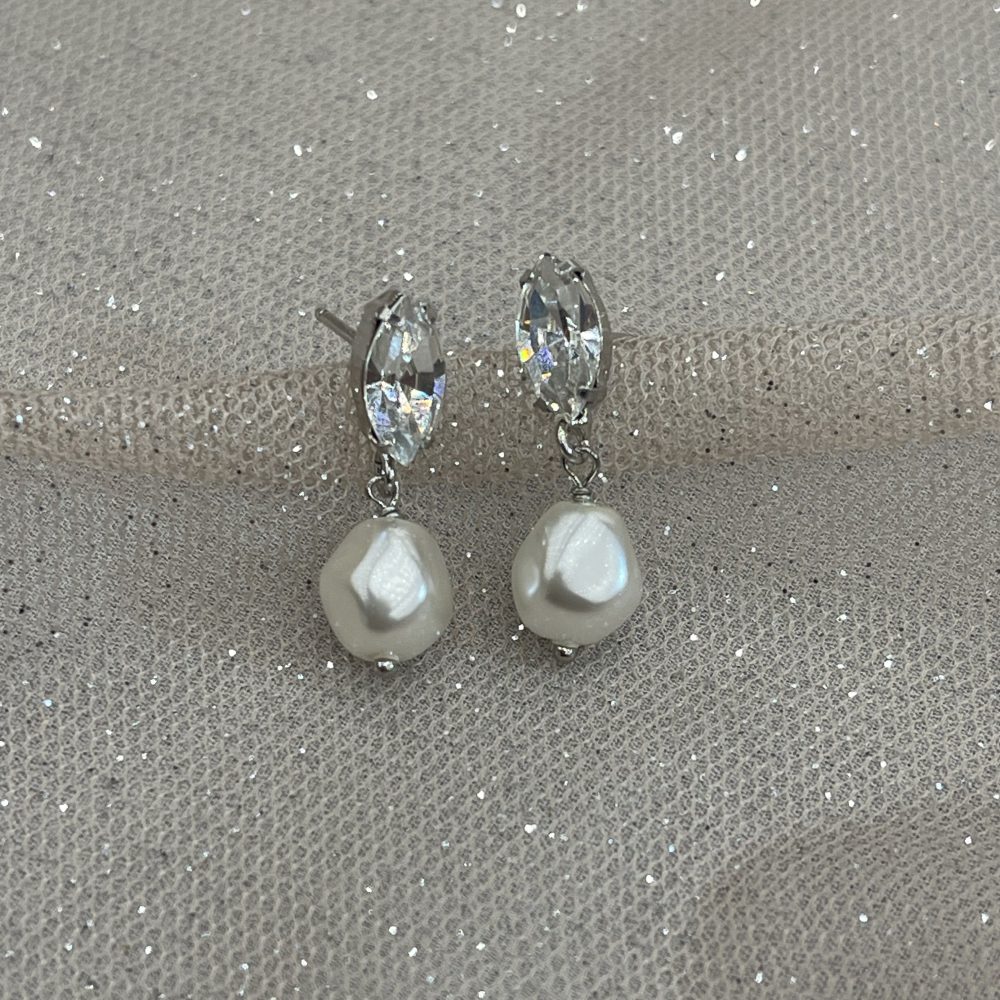 “PERLA BARROCA” απόλυτος συνδυασμός πέρλας & Swarovski! Ασήμι •925 από την exclusive συλλογή μας! - Image 10