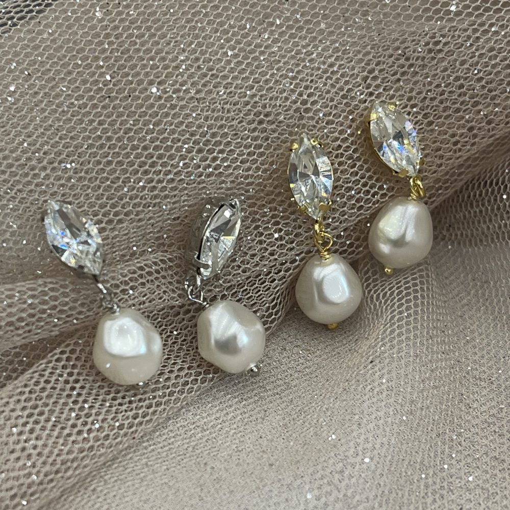 “PERLA BARROCA” απόλυτος συνδυασμός πέρλας & Swarovski! Ασήμι •925 από την exclusive συλλογή μας! - Image 9