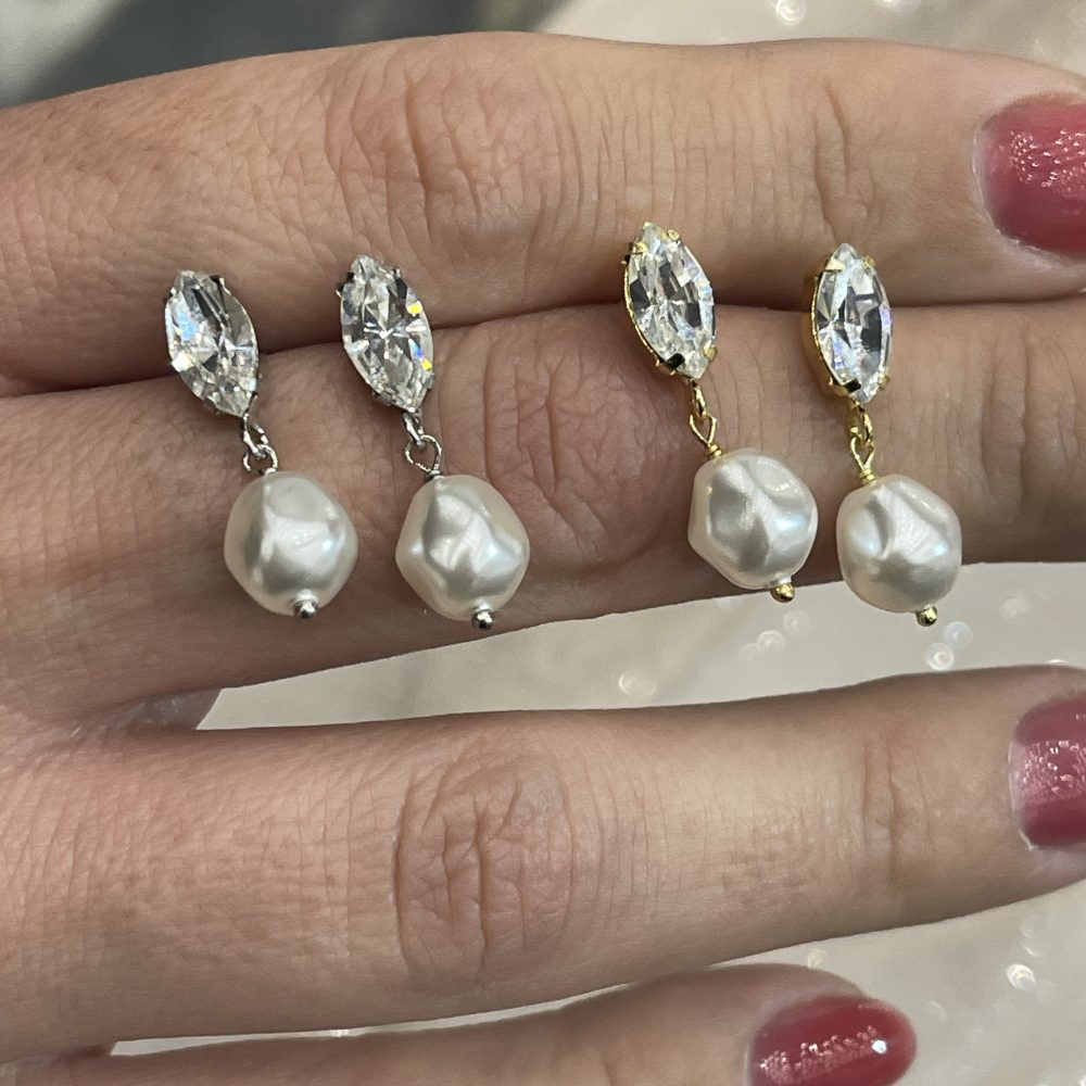 “PERLA BARROCA” απόλυτος συνδυασμός πέρλας & Swarovski! Ασήμι •925 από την exclusive συλλογή μας! - Image 11