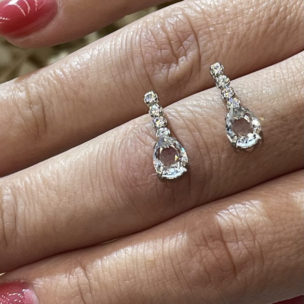 “Evnoia” κουκλίστικα διακριτικά σκουλαρίκια από ασήμι 925 με Swarovski!