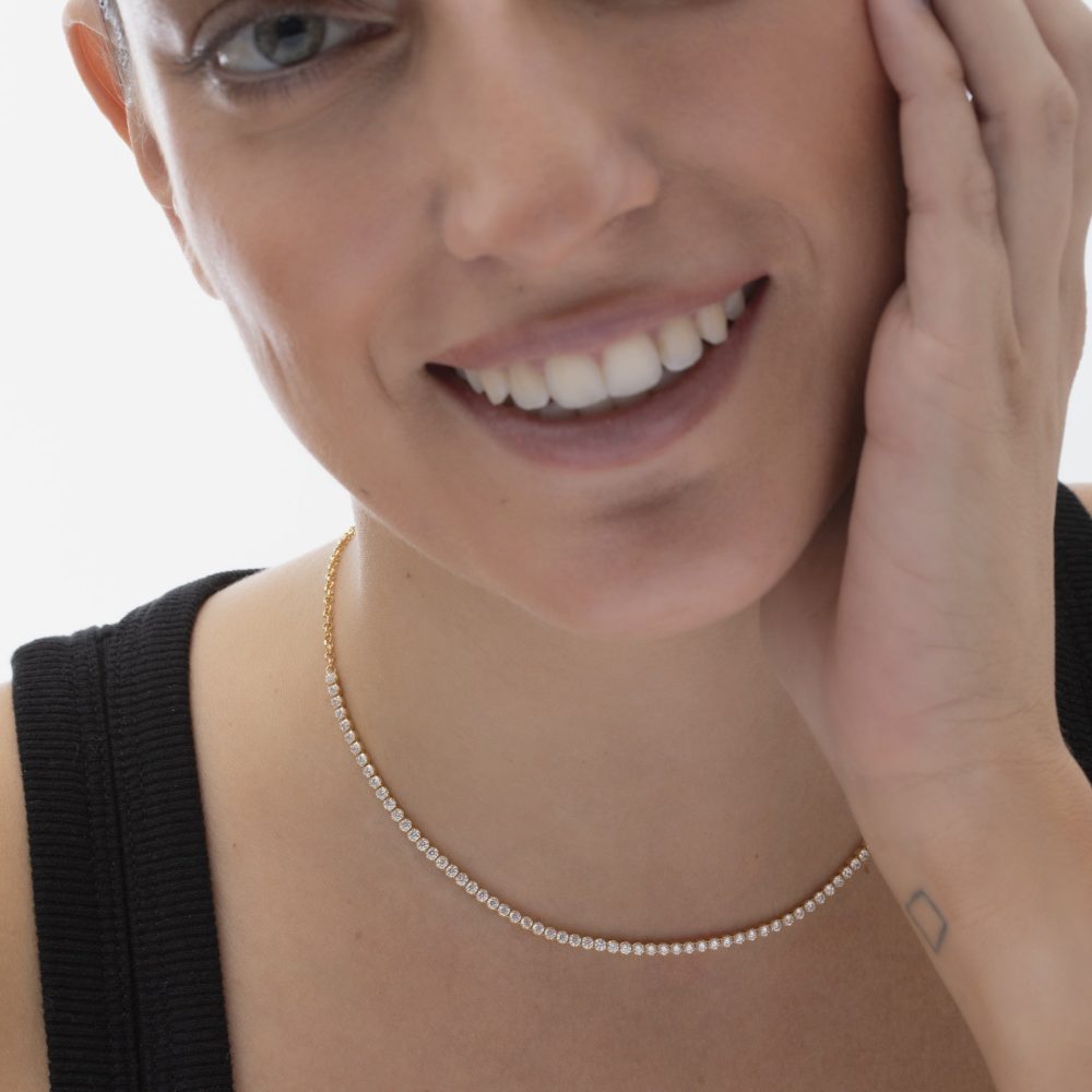 Ριβιέρα από ασήμι •925 sterling με λαμπερά κρύσταλλα Swarovski! - Image 2