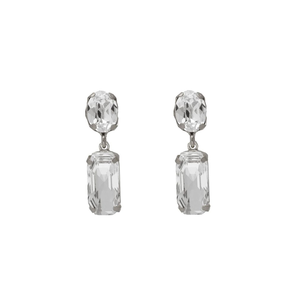 “Purpose” ultra chic σκουλαρίκια! Εκπληκτικής καθαρότητας, από την exclusive συλλογή μας ασήμι •925 με Swarovski! - Image 3