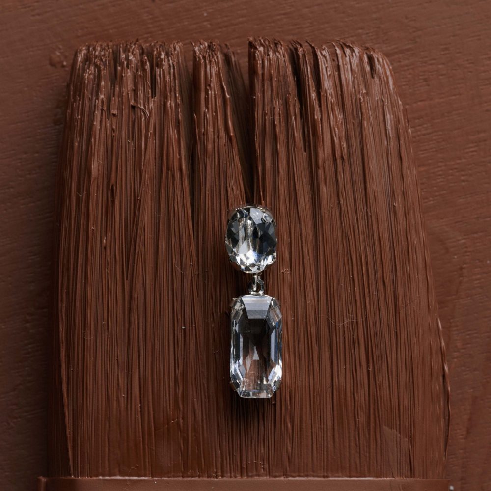 “Purpose” ultra chic σκουλαρίκια! Εκπληκτικής καθαρότητας, από την exclusive συλλογή μας ασήμι •925 με Swarovski! - Image 2