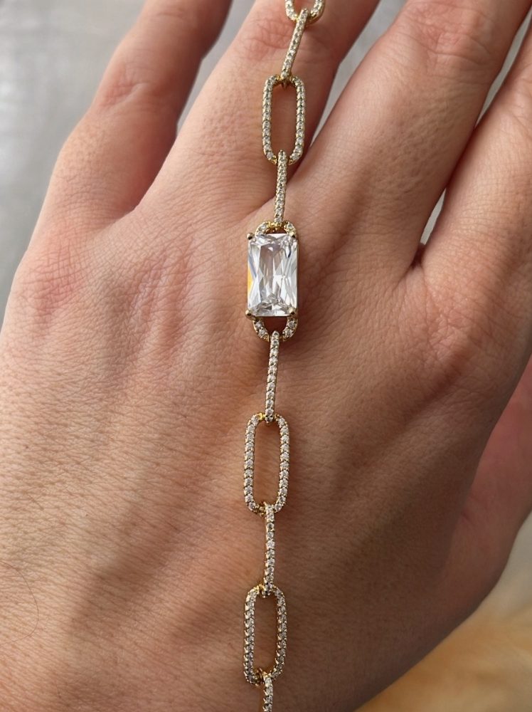 “Sanrisa” εντυπωσιακό βραχιόλι από επιχρυσωμένο ατσάλι!