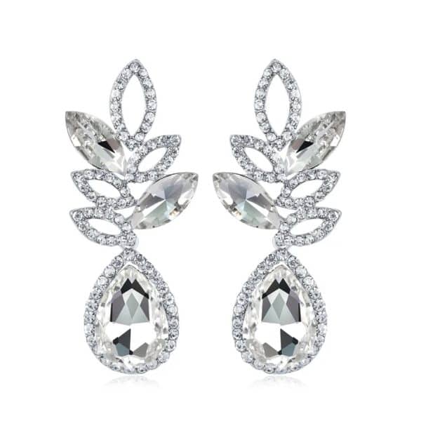 “Solid” πανέμορφα σκουλαρίκια με λαμπερά ζιργκόν καθαρότητας 5Α!