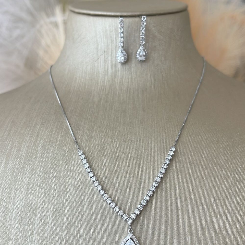 “RoRo” υπέροχο σετ από ασήμι 925• με λαμπερά ζιργκον! - Image 2