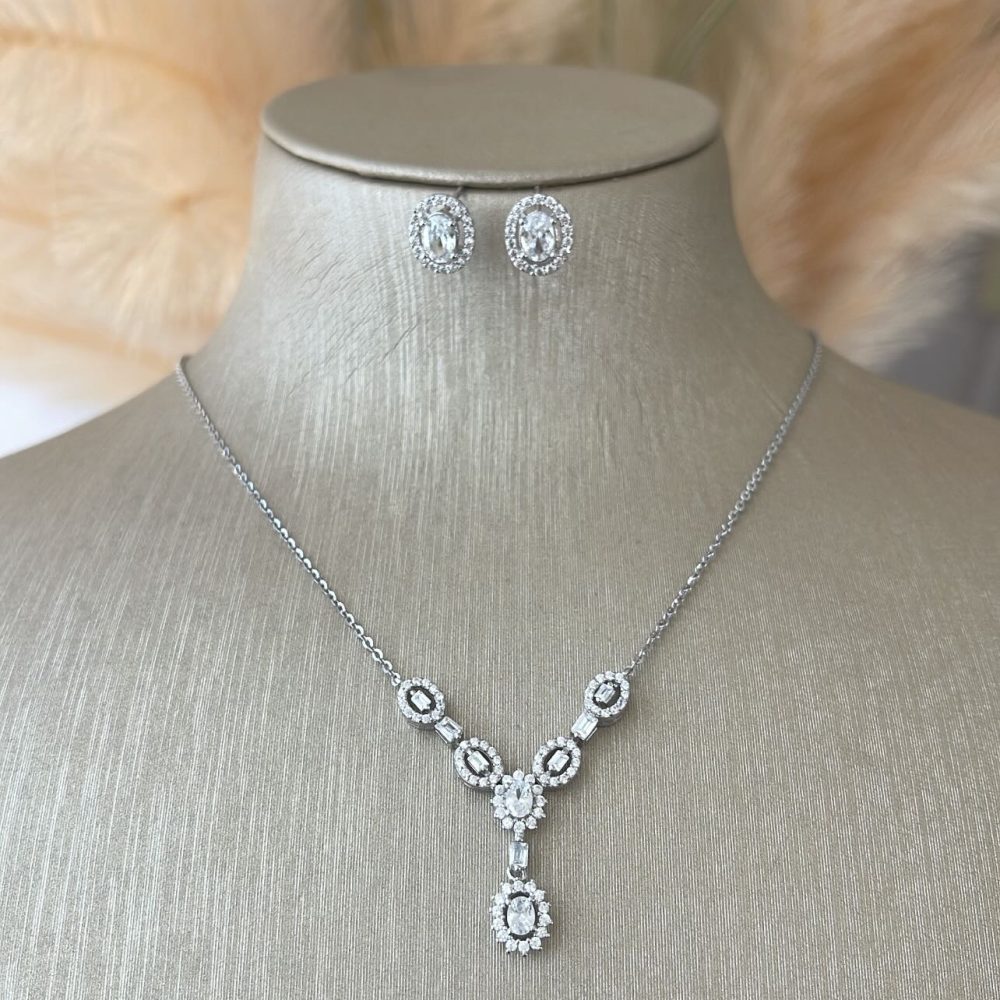 “Monalisa” πανέμορφο σετ, από ασήμι 925• και λαμπερά ζιργκόν!