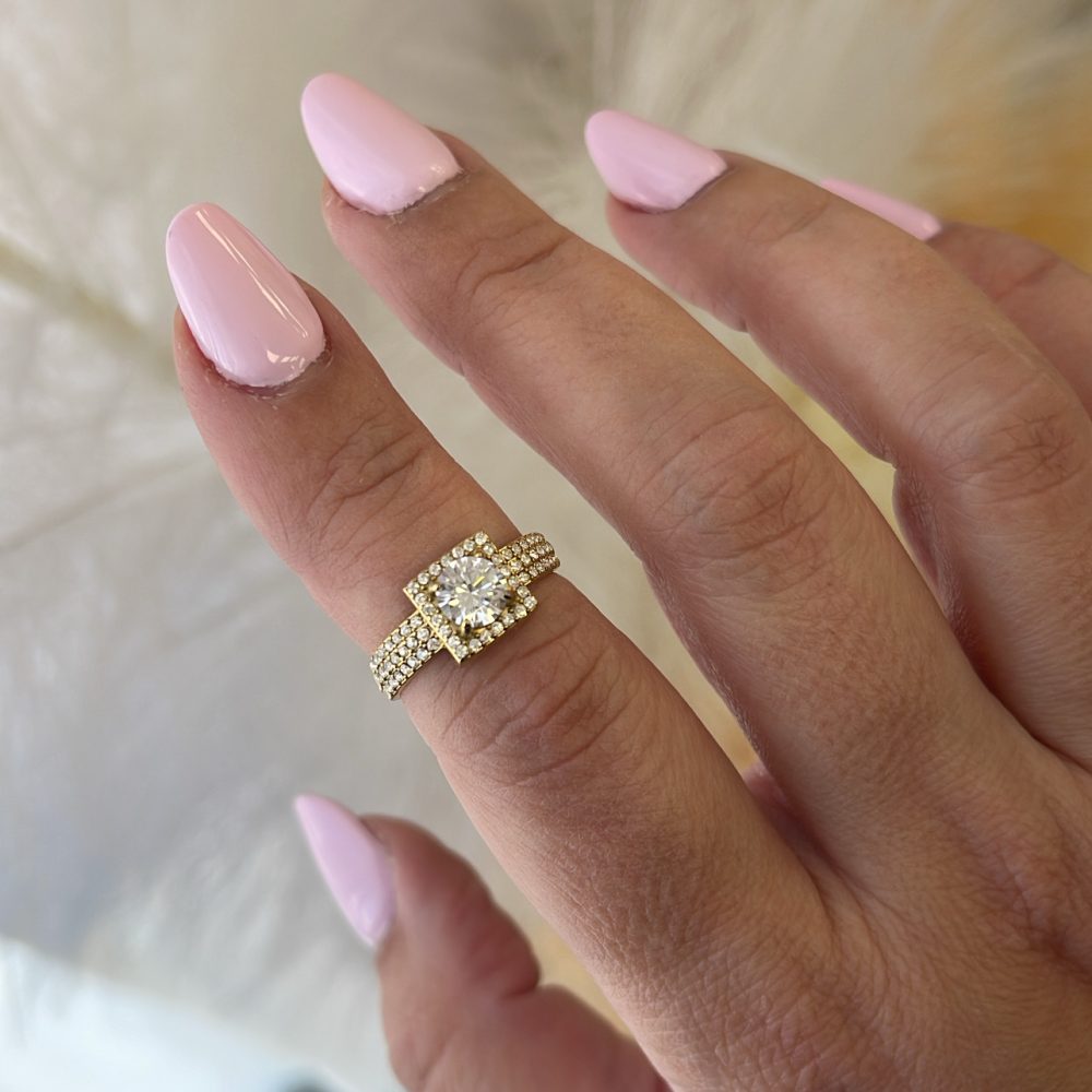 Δαχτυλίδι με βάση ατσάλι & ζιργκόν! - Image 2